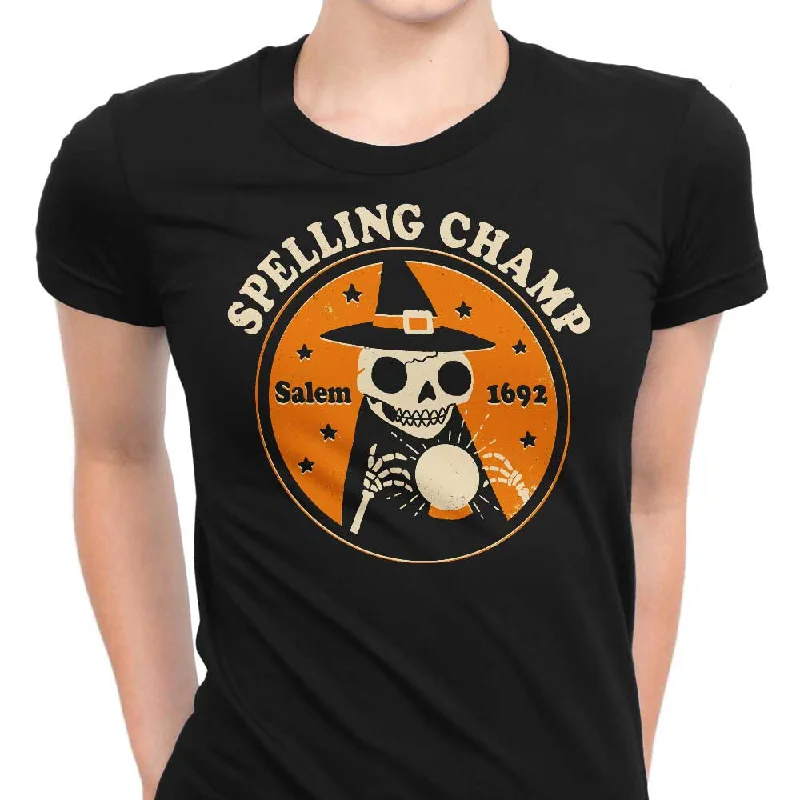 Spelling Champ - Women's Apparel