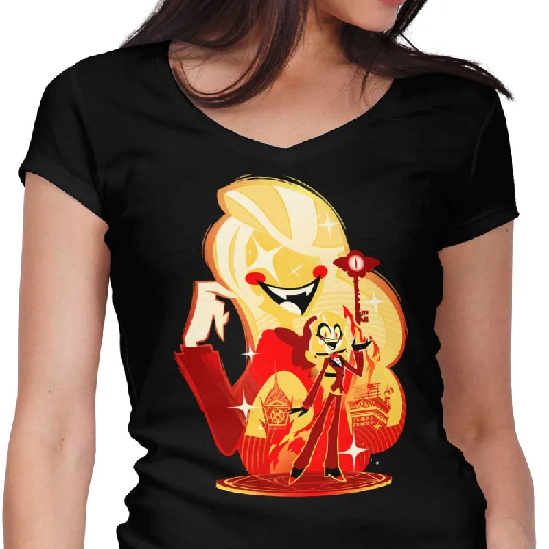 Princess of Hell - Women's V-Neck