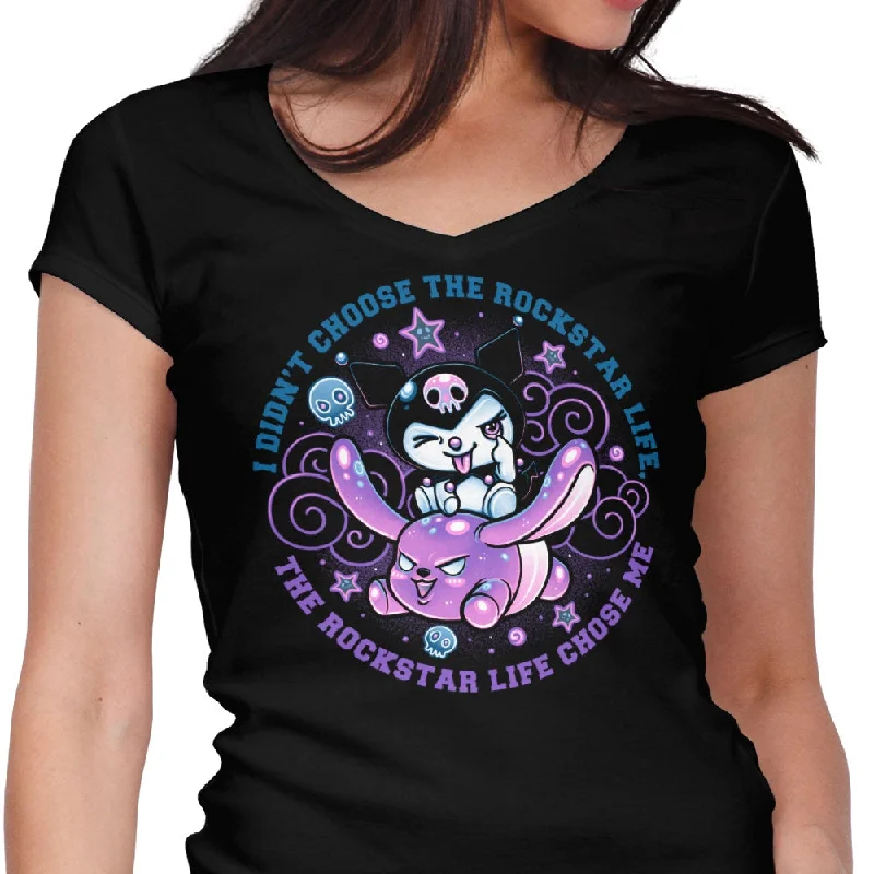 Cute Rockstar - Women's V-Neck