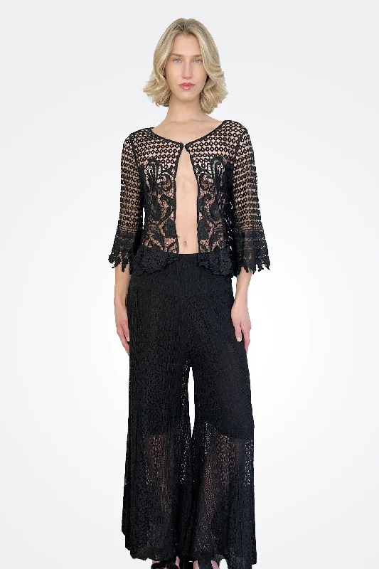 Lace Pant - Black