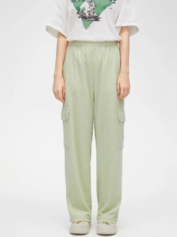 Mint Green Fleece Workwear Sweatpants