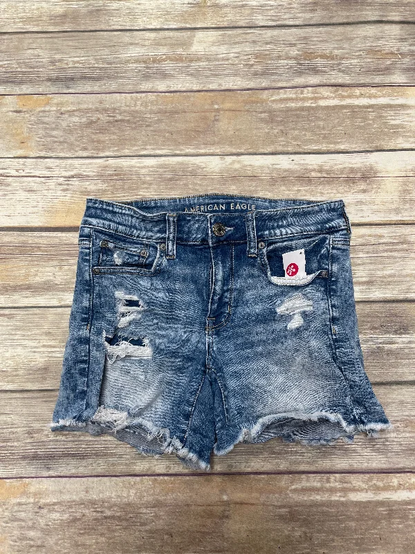 Shorts By American Eagle In Blue, Size: 8