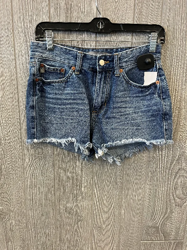 Shorts By Clothes Mentor In Blue Denim, Size: 4