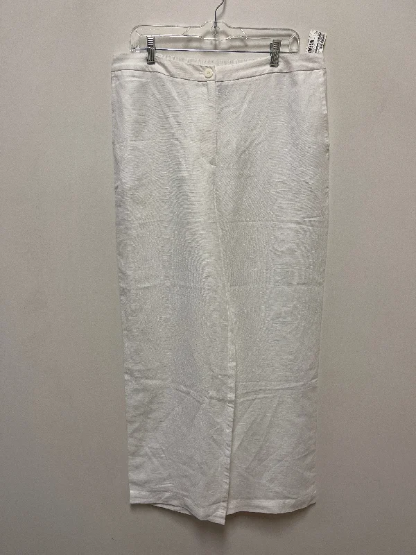 Pants Other By Eileen Fisher In White, Size: 12