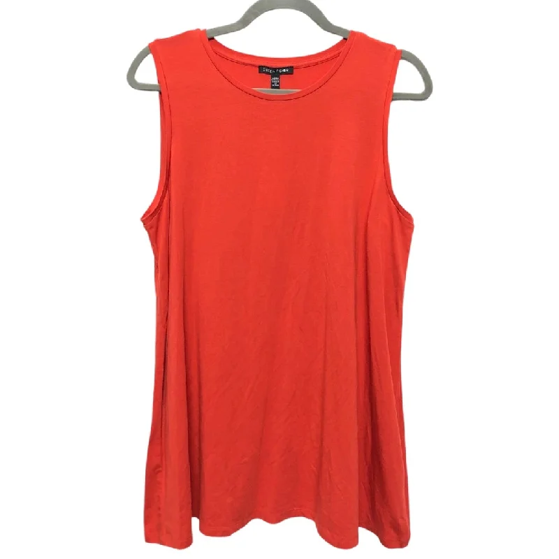 Top Sleeveless Basic By Eileen Fisher In Orange, Size: M