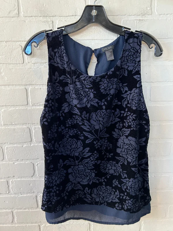 Top Sleeveless By Ann Taylor In Blue, Size: M