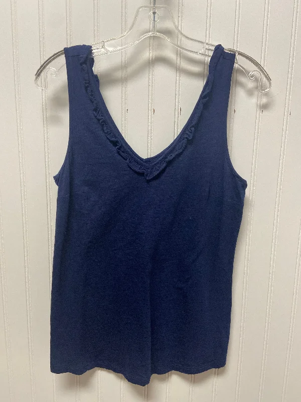 Top Sleeveless Designer By Lilly Pulitzer In Navy, Size: Xs