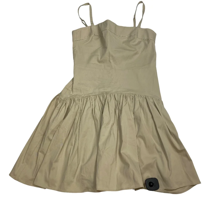 Dress Casual Short By Abercrombie And Fitch In Tan, Size: S