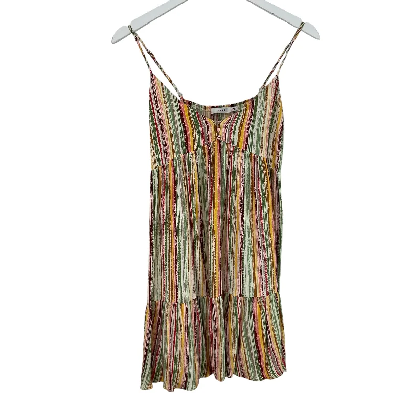 Dress Casual Short By Lush In Striped Pattern, Size: S