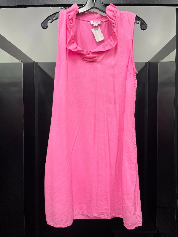 Pink Dress Casual Midi Crown And Ivy, Size S