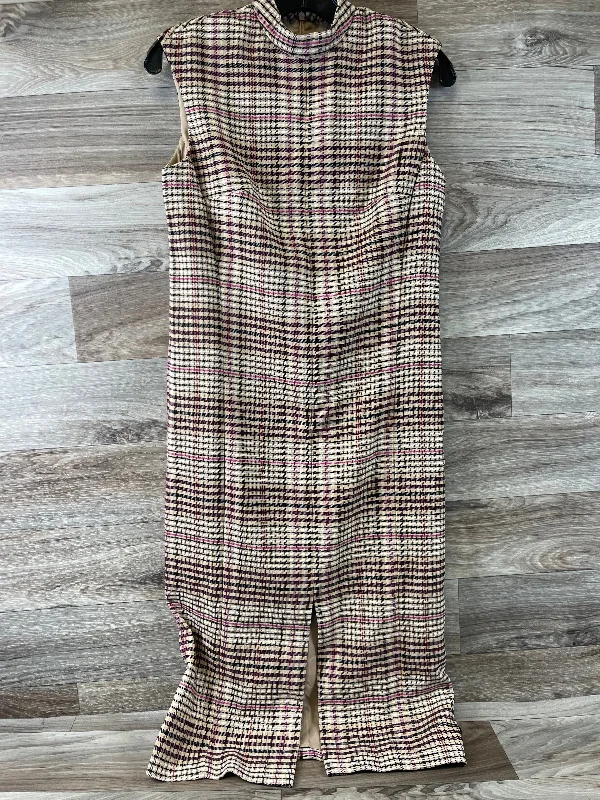 Brown & Purple Dress Casual Maxi Ann Taylor, Size Xs