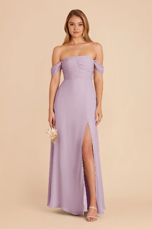 Cara Chiffon Dress - Lavender