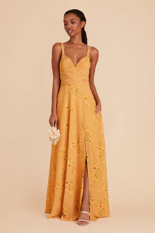 Deborah Chiffon Dress - Marigold Le Fleur