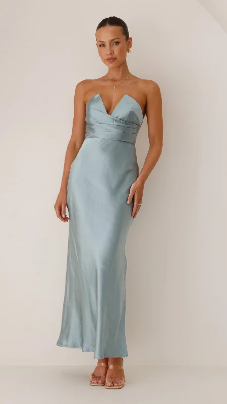 Valerie Maxi Dress - Blue