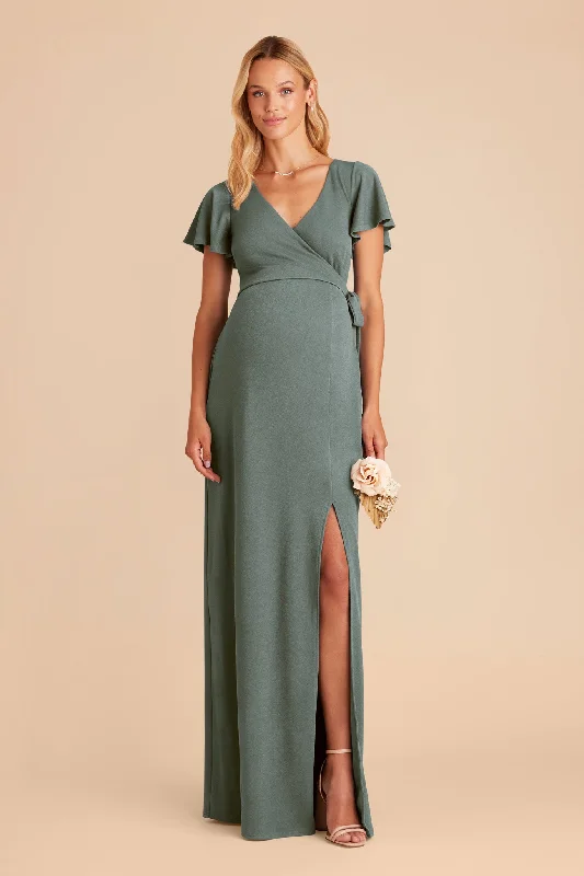 Yolanda Crepe Dress - Sea Glass