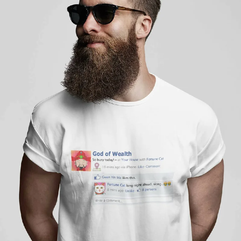 God of Wealth Crew Neck S-Sleeve T-shirt