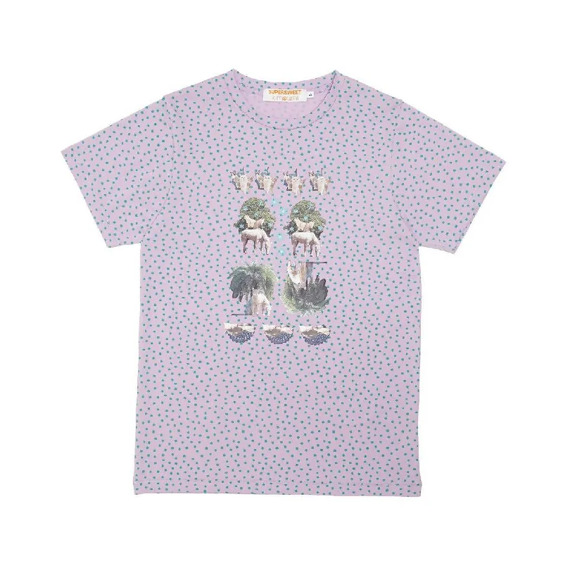 Moumi & Friends Green Dotted Tee