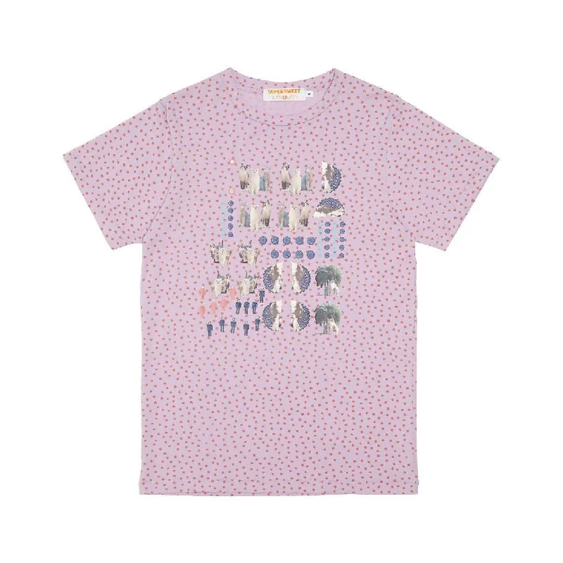 Moumi & Friends Pink Dotted Tee